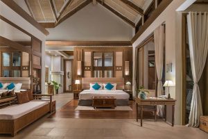 Suite interior with floor-to-ceiling windows at Vivere Azure